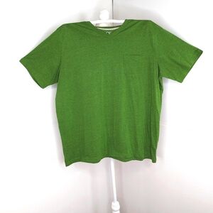 🎄 Op EUC shirt sleeve T-shirt V-neck 2XL Lime green heather